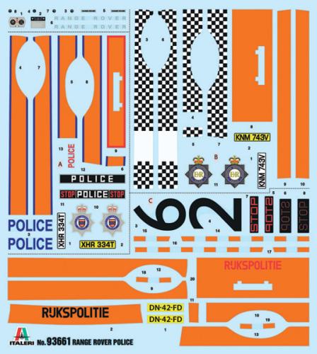 Range Rover Police 1:24
