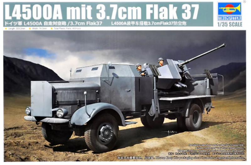 L4500A mit 3.7cm Flak 37 1/35