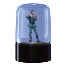 Roterande displayställ – Krompläterad (84×84×130 mm)