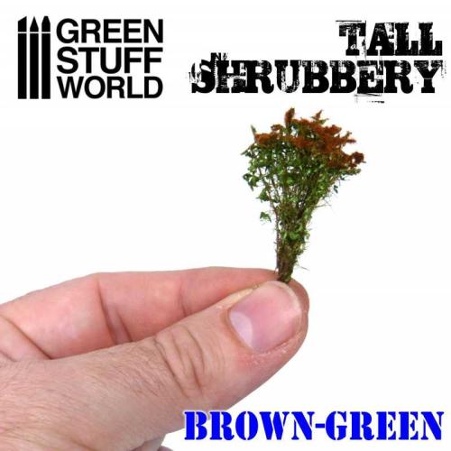 Tall Shrubbery - Brown Green