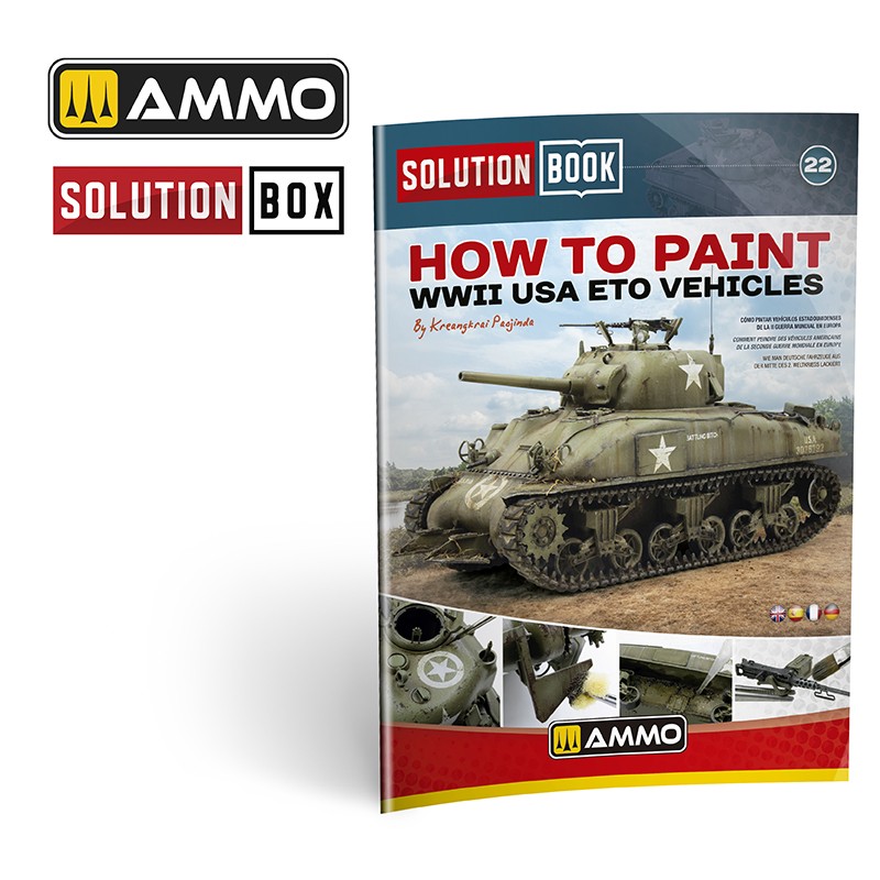 SOLUTION BOOK 22 - How to Paint WWII ETO vehicles MULTILINGUAL BOOK