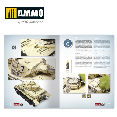 SOLUTION BOOK 19 - How to Paint WWII German D.A.K .Vehicles MULTILINGUAL