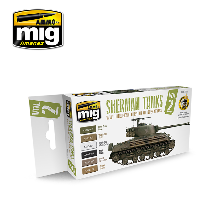WWII EUROPEAN THEATER OF OPERATIONS SHERMAN TANKS