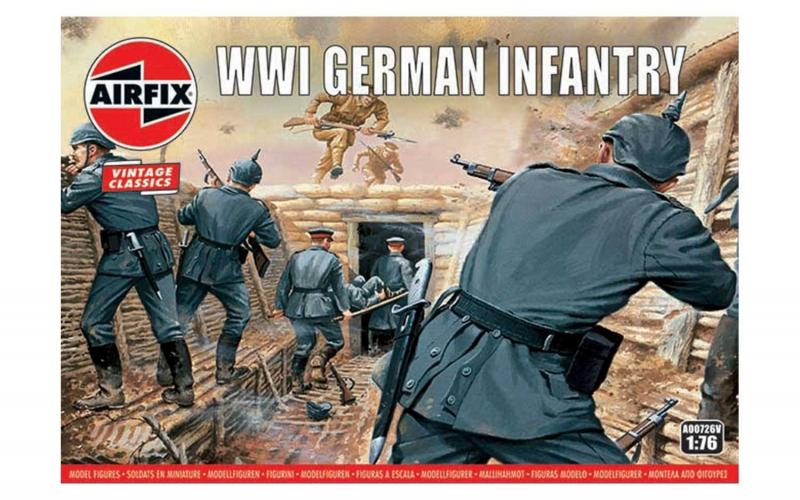 WWI German Infantry Vintage 1/76