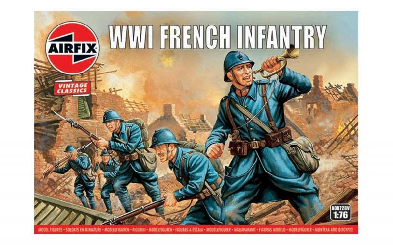 WWI French Infantry Vintage 1/76