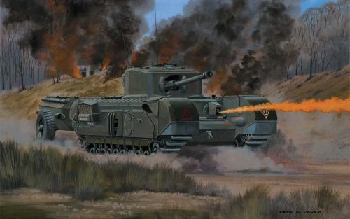 Churchill Crocodile 1/76