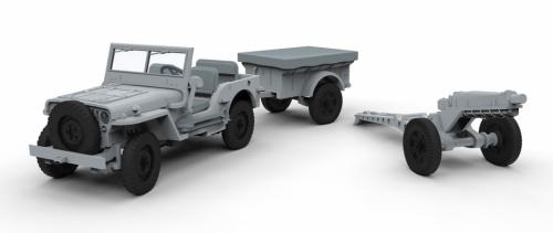 Willys British Airborne Jeep 1/72