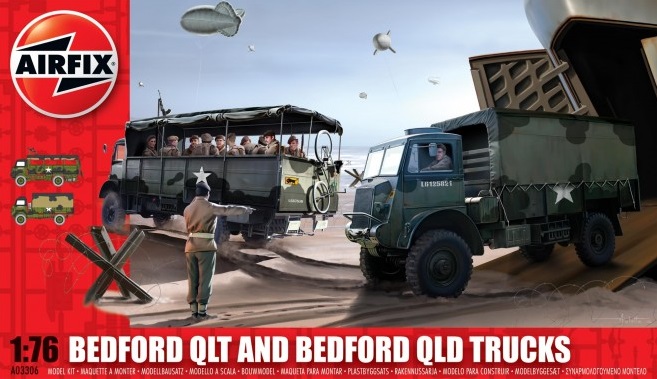 Bedford QLT and Bedford QLD Trucks 1/76