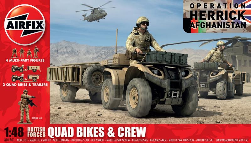 Quad Bikes & Crew British Forces 1/48