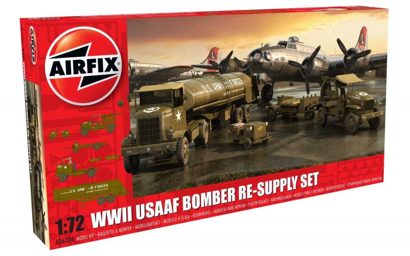 WWII USAAF 8th Air Force Bomber Resupply Set 1/72
