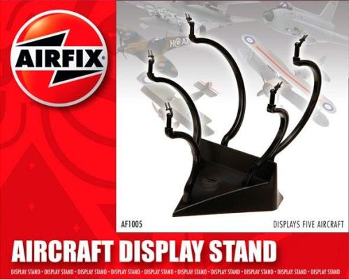 Aircraft Display Stand Displays Five Aircraft