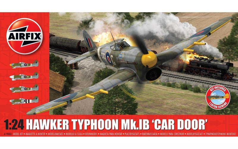 Hawker Typhoon Mk.1B 'Car Door' 1/24 With Additional Scheme