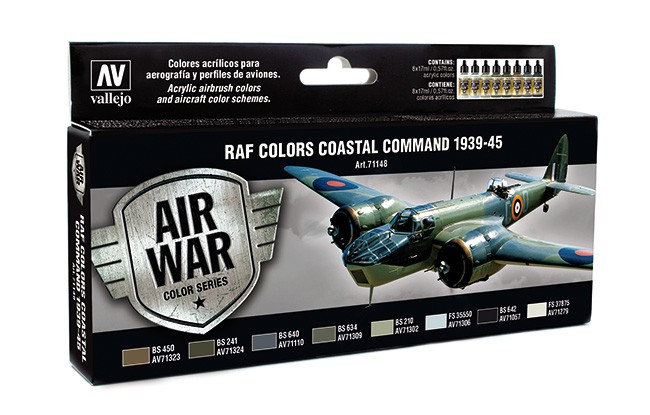 RAF Colors Coastal Command 1939-1945 (x8)