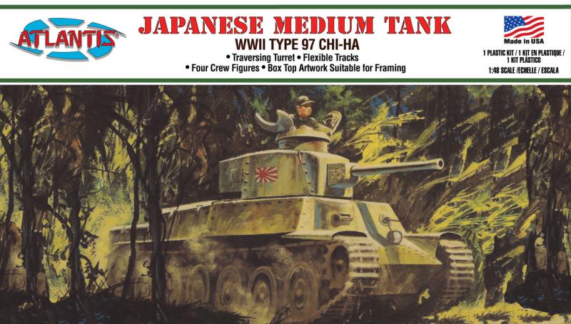 Japanese Medium Tank WWII Type 97 Chi-Ha 1/48