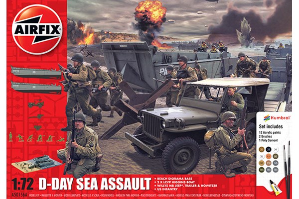 75TH Anniversary D-Day Sea Assault Set 1/72