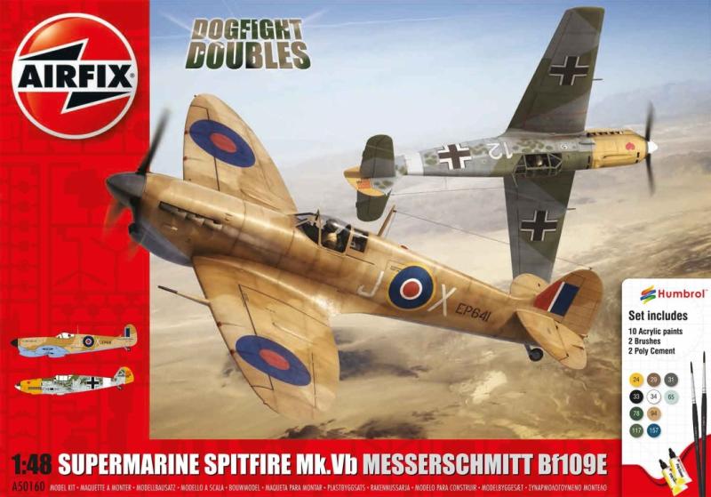 Supermarine Spitfire MkVb Messerschmitt Bf109E 1/48