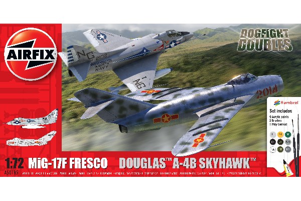 Mig 17F Fresco Douglas A-4B Skyhawk Dogfight Double 1/72