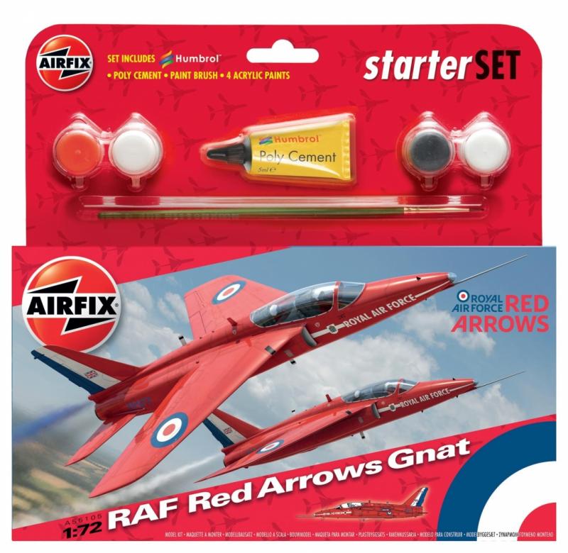 RAF Red Arrows Gnat Starter Set 1/72