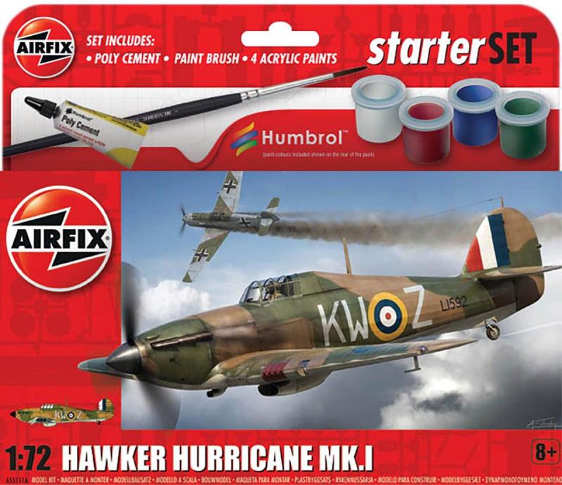 Presentset - Hawker Hurricane Mk.I 1/72