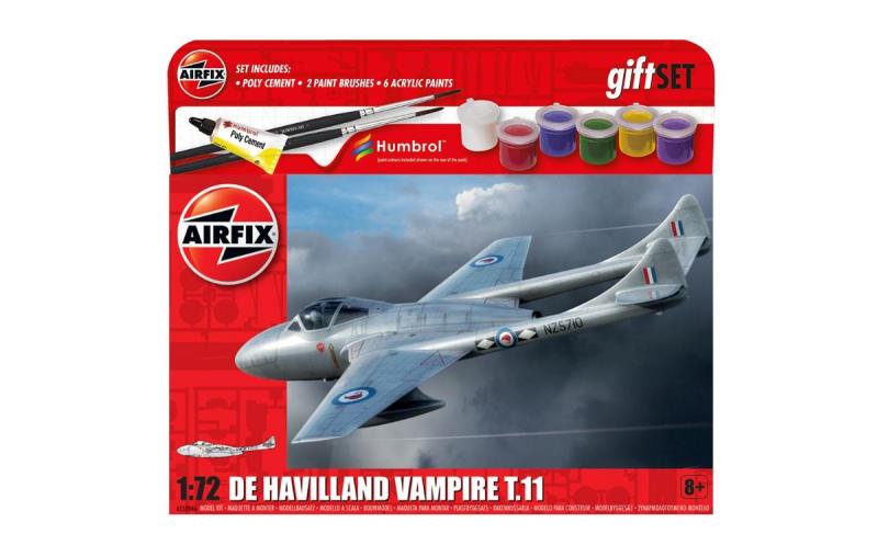 Presentset - de Havilland Vampire T.11 1/72