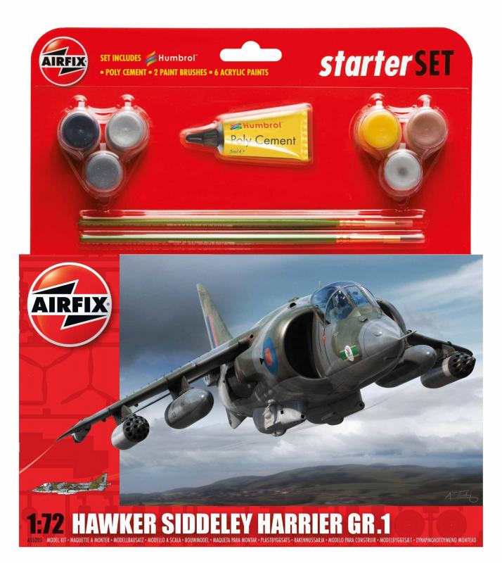 Hawker Harrier GR1 1/72 Starter Set