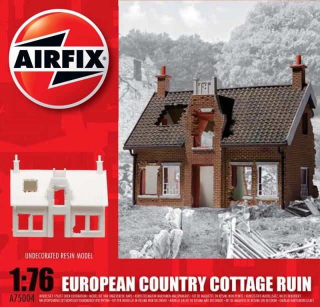 European Country Cottage Ruin 1/76