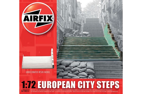 Undecorated European City Steps 1/72