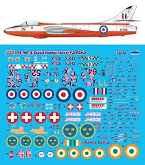 J34 Hawker Hunter F.6/FGA.9 inklusive svenska dekaler 1/48