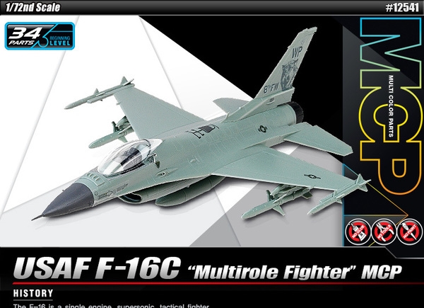 USAF F-16C Multirole Fighter MCP 1/72