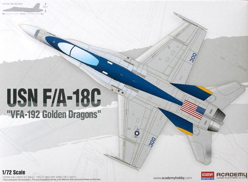 USN F/A-18C "VFA-192 Golden Dragons" 1/72