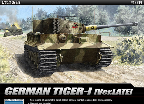 German Tiger-I (Ver.Late) 1/35