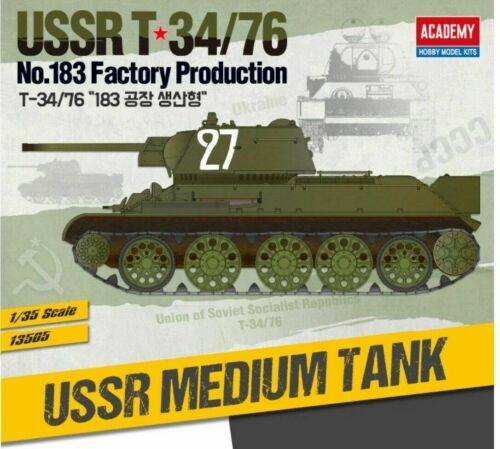T-34/76 No. 183 Factory Production 1/35