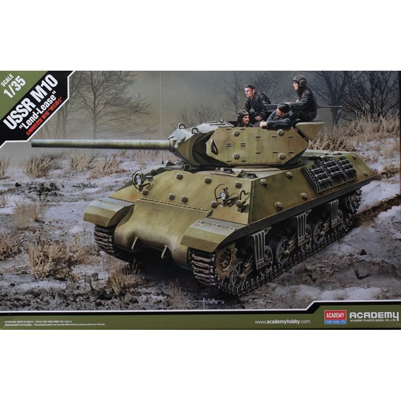 USSR M10 "Lend-Lease" with 5 figures 1/35