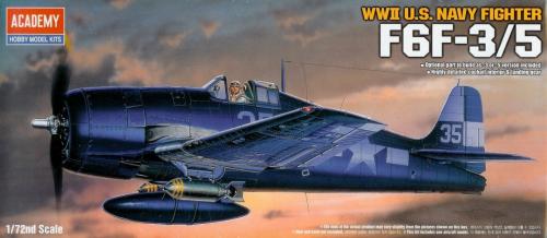WWII U.S. Navy Fighter F6F-3/5 1/72