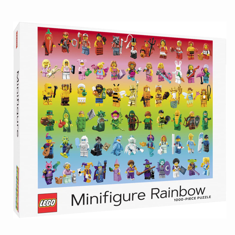 LEGO Minifigure Rainbow 1000 bitar