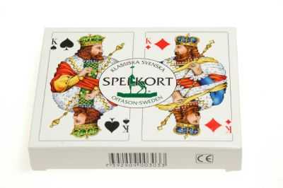 Spelkort svenska figurer 2-pack (kortlek)