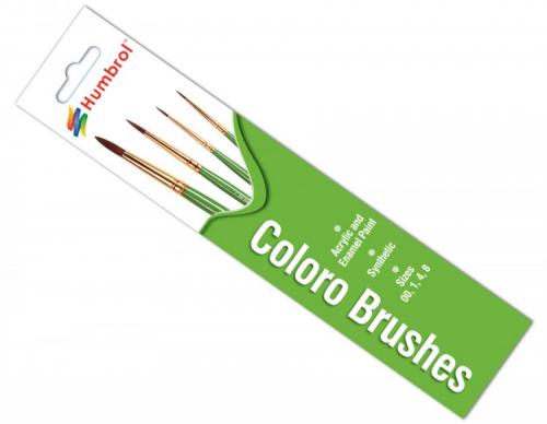 Coloro Brush Pack - (x4) 00/1/4/8