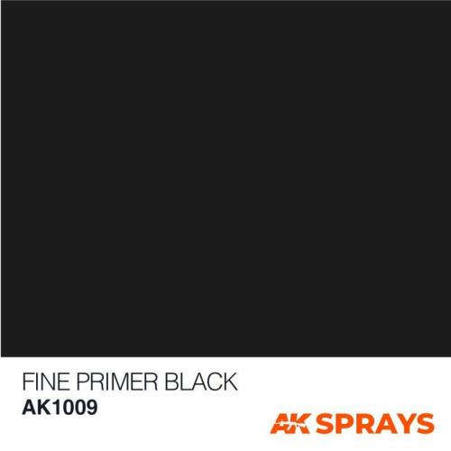 Fine Primer Black Spray (400 ml)