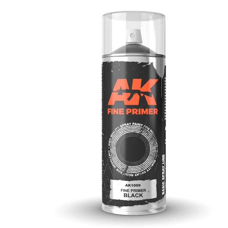Fine Primer Black Spray (400 ml)