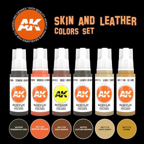 SKIN AND LEATHER COLORS SET