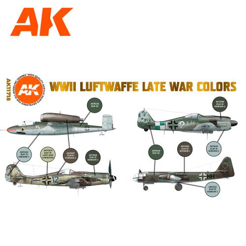 WWII LUFTWAFFE LATE WAR COLORS
