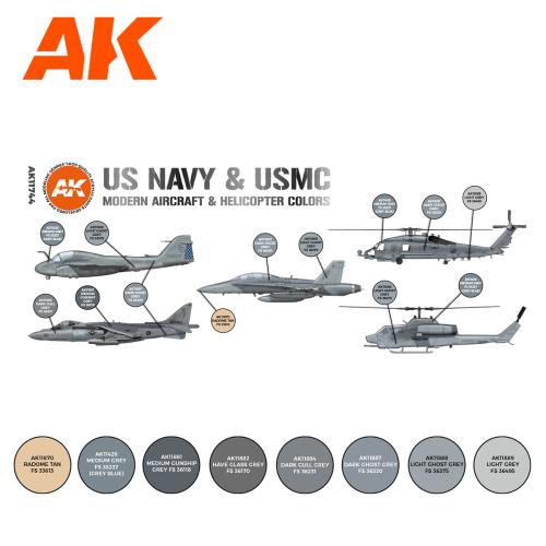 US NAVY & USMC MODERN AIRCRAFT & HELICOPTER COLORS