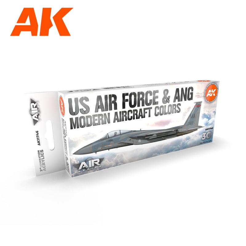 US AIR FORCE & ANG MODERN AIRCRAFT COLORS