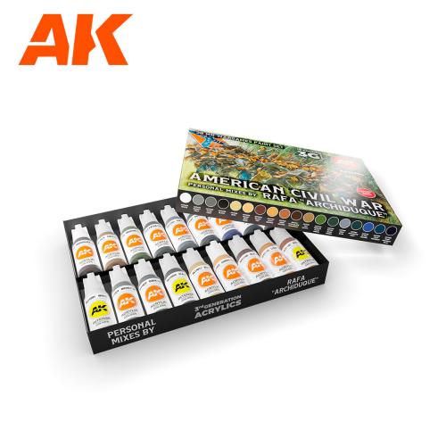 SIGNATURE SET – RAFA “ARCHIDUQUE” – SPECIAL 28MM AMERICAN CIVIL WAR PAINT SET