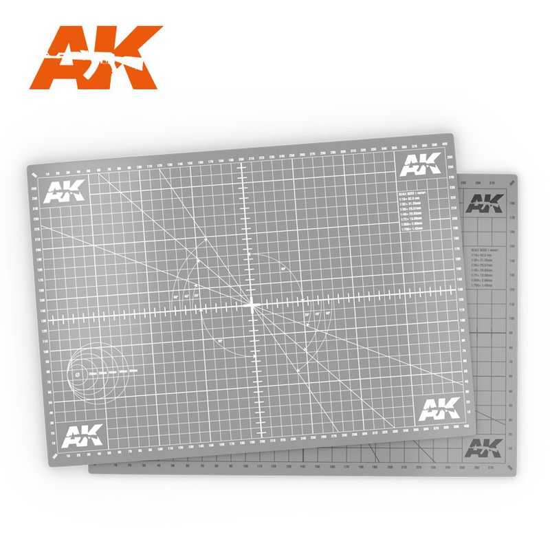 Scale Mat Runcing AK-Interactive: Scale Cutting Mat A3