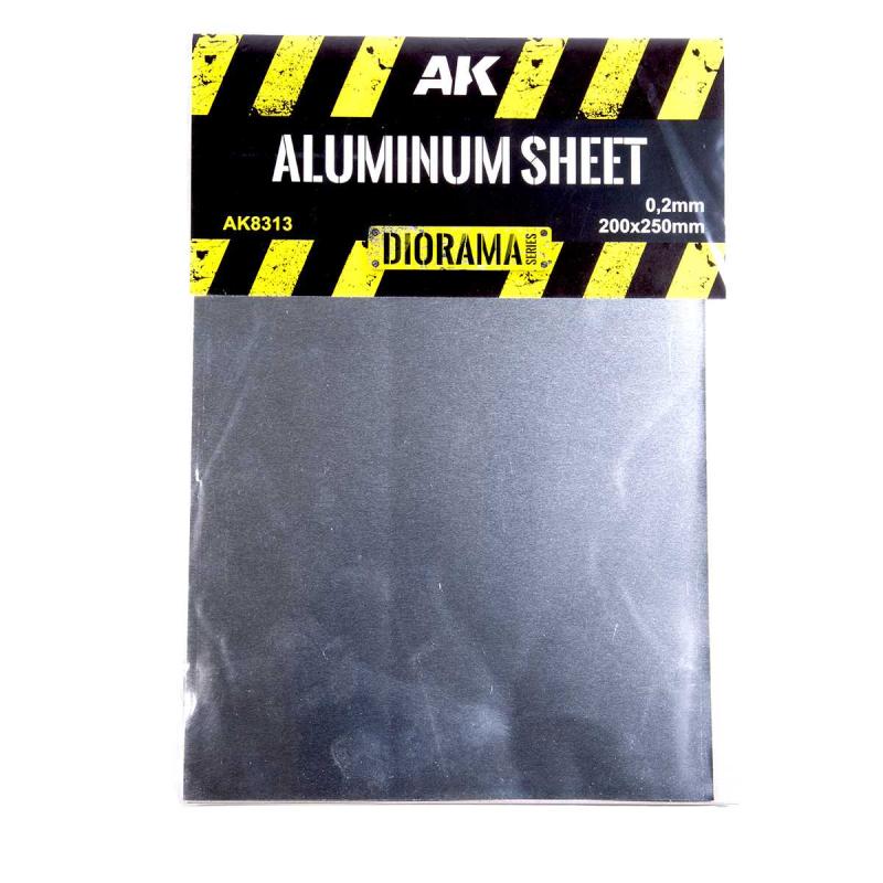Aluminum Sheet 200x250mm (0,2mm thick)