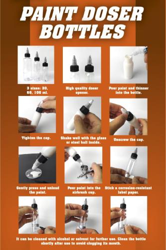 PAINT DOSER BOTTLES 100ML