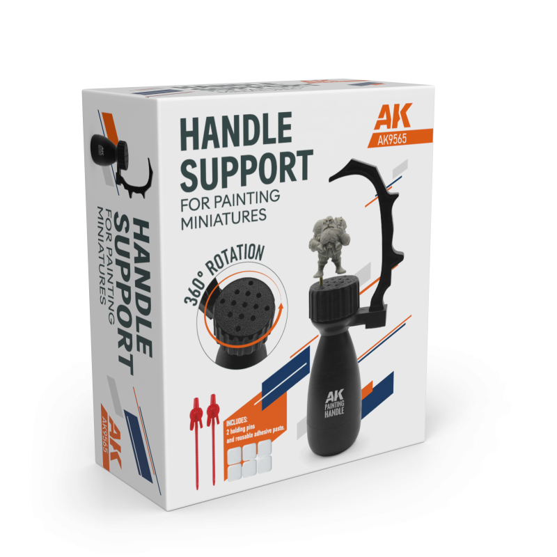 Handle Support for Painting Miniatures