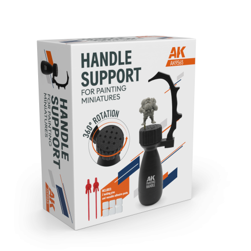 Handle Support for Painting Miniatures