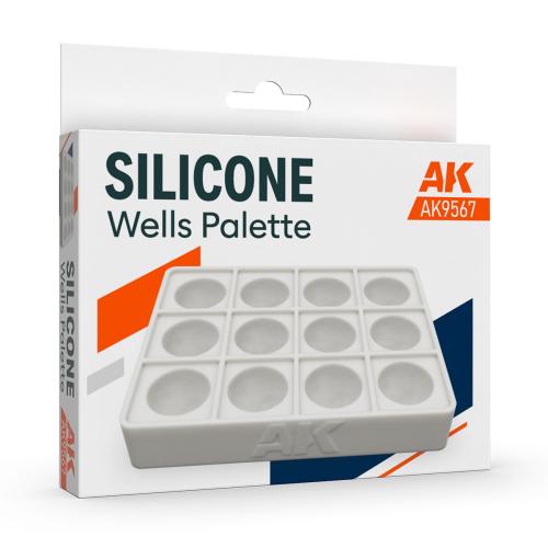 Silicone Wells Palette (12)